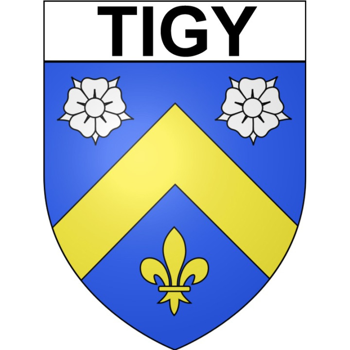 Pegatinas escudo de armas de Tigy adhesivo de la etiqueta engomada