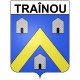 Traînou Sticker wappen, gelsenkirchen, augsburg, klebender aufkleber