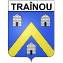Stickers coat of arms Traînou adhesive sticker
