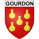 Gourdon 46 ville Stickers blason autocollant adhésif