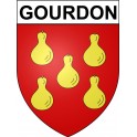 Gourdon Sticker wappen, gelsenkirchen, augsburg, klebender aufkleber