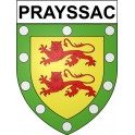 Adesivi stemma Prayssac adesivo