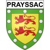 Stickers coat of arms Prayssac adhesive sticker