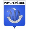 Puy-l'Évêque 46 ville Stickers blason autocollant adhésif
