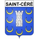 Adesivi stemma Saint-Céré adesivo