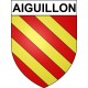 Stickers coat of arms Aiguillon adhesive sticker