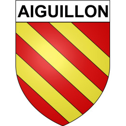 Stickers coat of arms Aiguillon adhesive sticker