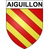 Aiguillon 47 ville Stickers blason autocollant adhésif