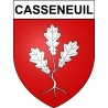 Casseneuil 47 ville Stickers blason autocollant adhésif