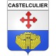 Adesivi stemma Castelculier adesivo