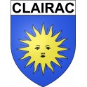 Clairac Sticker wappen, gelsenkirchen, augsburg, klebender aufkleber