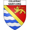 Colayrac-Saint-Cirq 47 ville Stickers blason autocollant adhésif