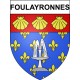 Stickers coat of arms Foulayronnes adhesive sticker