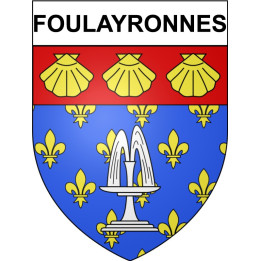 Foulayronnes 47 ville Stickers blason autocollant adhésif