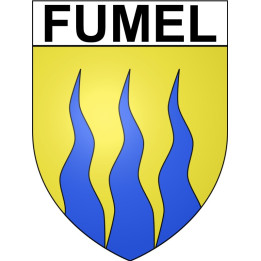 Fumel Sticker wappen, gelsenkirchen, augsburg, klebender aufkleber