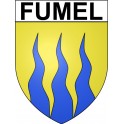 Fumel 47 ville Stickers blason autocollant adhésif