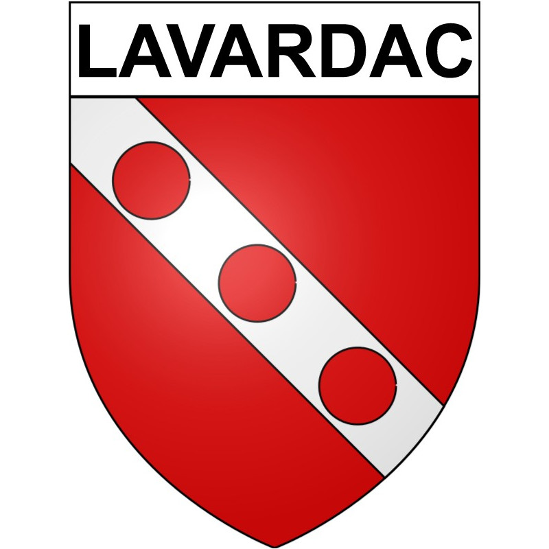 Adesivi stemma Lavardac adesivo