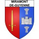 Miramont-de-Guyenne Sticker wappen, gelsenkirchen, augsburg, klebender aufkleber