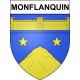Monflanquin 47 ville Stickers blason autocollant adhésif