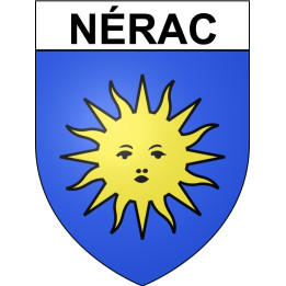 Stickers coat of arms Nérac adhesive sticker