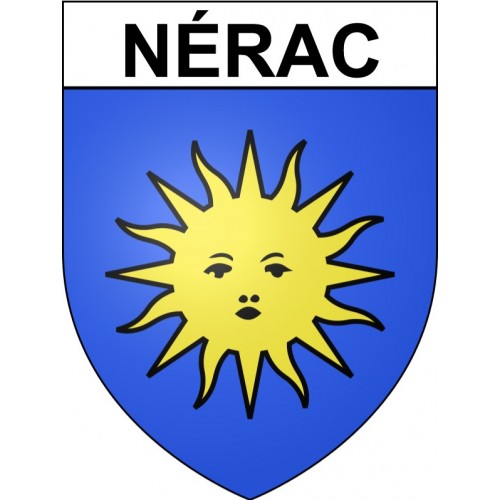 Stickers coat of arms Nérac adhesive sticker
