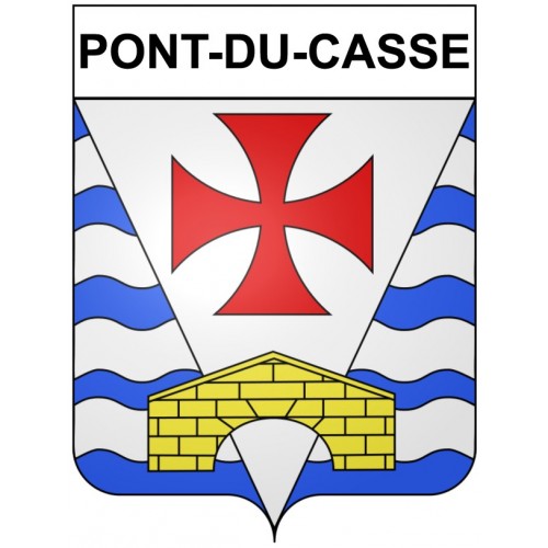 Adesivi stemma Pont-du-Casse adesivo