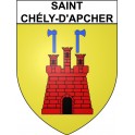 Saint-Chély-d'Apcher Sticker wappen, gelsenkirchen, augsburg, klebender aufkleber