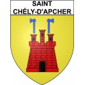Stickers coat of arms Saint-Chély-d'Apcher adhesive sticker