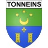 Tonneins Sticker wappen, gelsenkirchen, augsburg, klebender aufkleber
