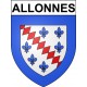 Stickers coat of arms Allonnes adhesive sticker