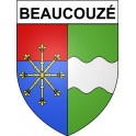Stickers coat of arms Beaucouzé adhesive sticker
