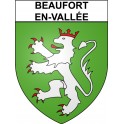 Stickers coat of arms Beaufort-en-Vallée adhesive sticker