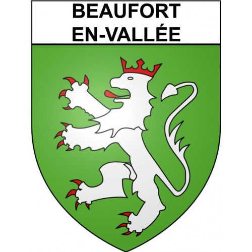 Beaufort-en-Vallée 49 ville Stickers blason autocollant adhésif