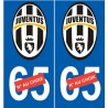 La Juventus de Turín, la Juve, el número de calcomanía elección de la etiqueta engomada de Fútbol