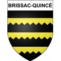 Brissac-Quincé 49 ville Stickers blason autocollant adhésif
