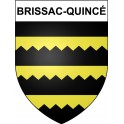 Stickers coat of arms Brissac-Quincé adhesive sticker