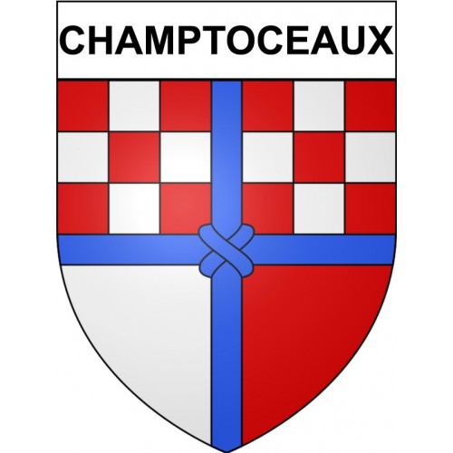 Stickers coat of arms Champtoceaux adhesive sticker