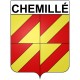 Chemillé 49 ville Stickers blason autocollant adhésif