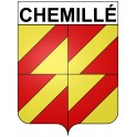 Chemillé 49 ville Stickers blason autocollant adhésif