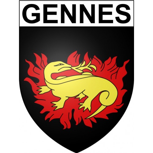 Adesivi stemma Gennes adesivo