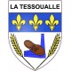 Stickers coat of arms La Tessoualle adhesive sticker