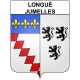 Stickers coat of arms Longué-Jumelles adhesive sticker