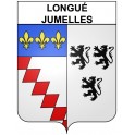 Longué-Jumelles 49 ville Stickers blason autocollant adhésif