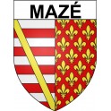 Mazé Sticker wappen, gelsenkirchen, augsburg, klebender aufkleber
