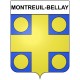 Stickers coat of arms Montreuil-Bellay adhesive sticker