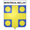 Montreuil-Bellay 49 ville Stickers blason autocollant adhésif