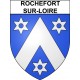 Pegatinas escudo de armas de Rochefort-sur-Loire adhesivo de la etiqueta engomada