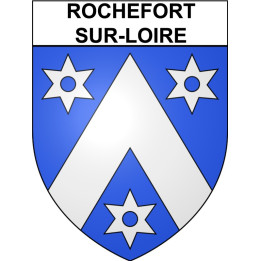 Rochefort-sur-Loire Sticker wappen, gelsenkirchen, augsburg, klebender aufkleber