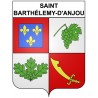 Saint-Barthélemy-d'Anjou 49 ville Stickers blason autocollant adhésif
