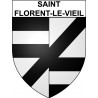 Pegatinas escudo de armas de Saint-Florent-le-Vieil adhesivo de la etiqueta engomada